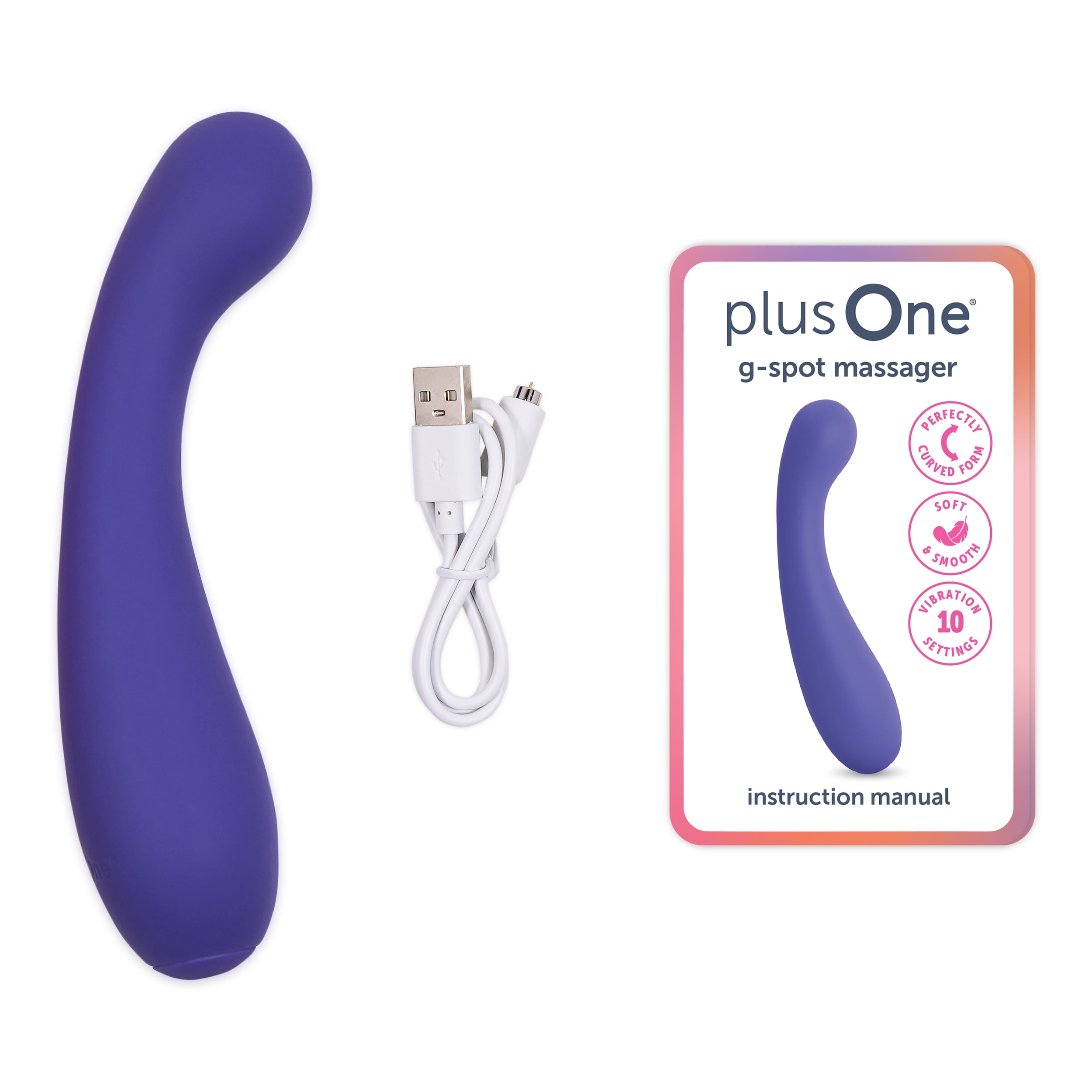 plusOne Vibrating G-Spot Soft Touch Massager
