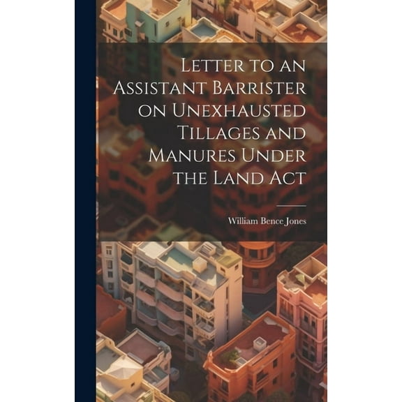 Letter to an Assistant Barrister on Unexhausted Tillages and Manures Under the Land Act (Hardcover)