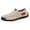 Beige, variant on Men's Orthopedic Dress Loafers Orthopedic Leather Slip on Boat Shoes Lightweight Breathable Non Slip Sneakers Black Size 10