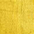 thumbnail image 1 of Ahgly Company Machine Washable Indoor Square Solid Yellow Modern Area Rugs, 4' Square, 1 of 4