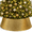 Gold, variant on Gold Metal Christmas Tree Collar, Decorative Christmas Tree Skirt Alternative for Base Cover, Durable, Holiday Tree Base Decoration, Fits Most Trees, Modern Christmas Décor, Gold