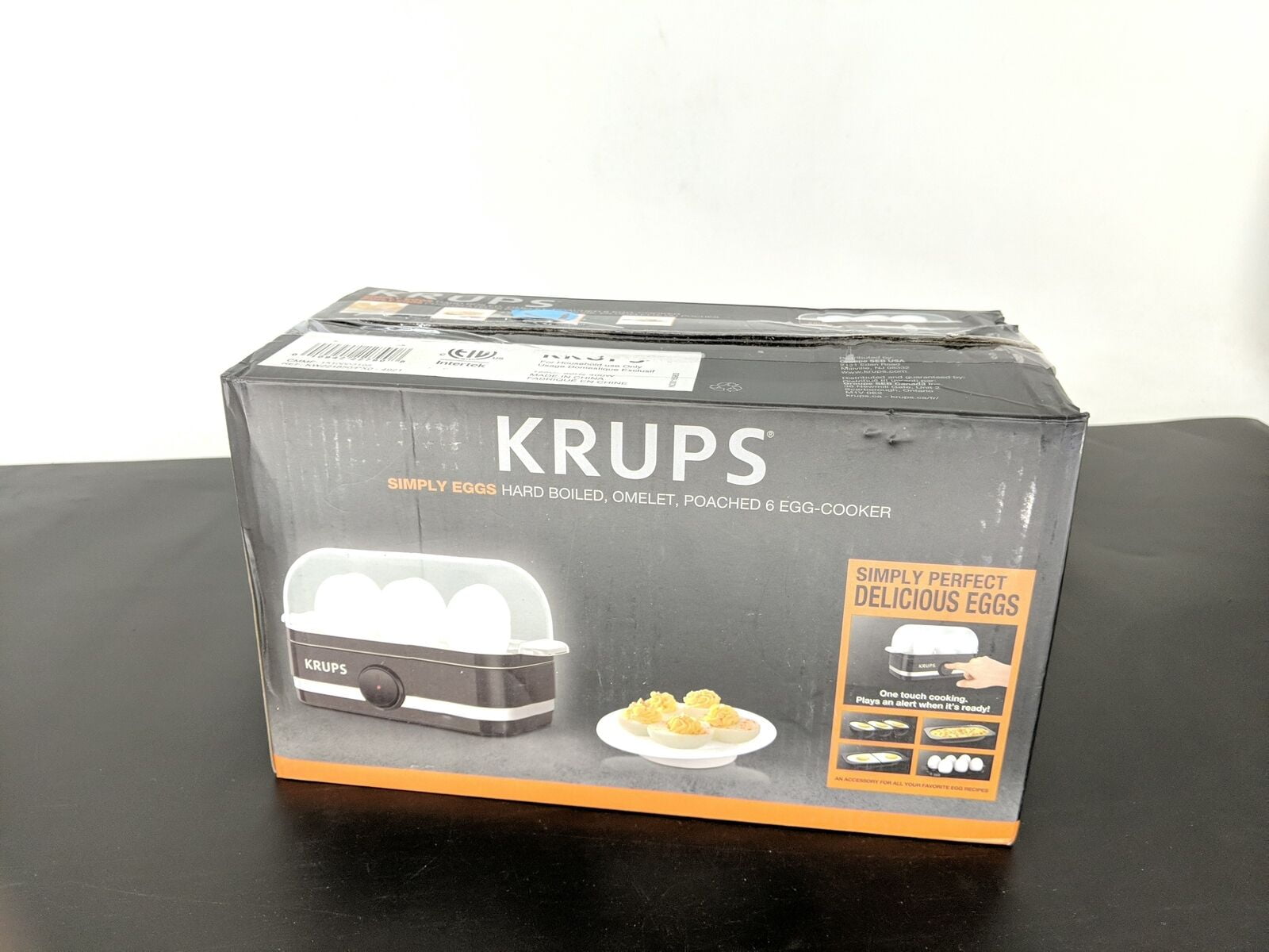 KRUPS Simply Electric Egg Cooker Rapidly Cook Hard Boiled