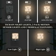 thumbnail image 3 of Yayeee LED Night Lights with Motion Detectors Auto Dusk to Dawn Light Sensors, 2 Pack, Hockey Action Zone, 3 of 7