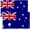 Polyester - Pack of 2, variant on Anley Fly Breeze 3x5 Foot Australia Flag - Australian National Flags Polyester with Brass Grommets