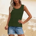 thumbnail image 6 of UAMVSH Womens Crochet Tank Tops Summer Sleeveless T Shirt Hollow Out Casual Crewneck Knit Sweater Vest Vacation Outfit, 6 of 7