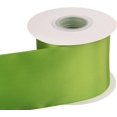 thumbnail image 2 of GFDYREE 3" Inch Double Faced Satin Ribbon Kiwi Solid Polyester Craft Ribbon - 25 Yards Perfect for Gift Wrapping, Crafts, Wreath, Wedding Party Ceremony Decoration, Floral Arrangement, Sewin, 2 of 7