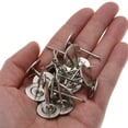 thumbnail image 5 of Luxshiny 100Pcs Decorative Upholstery Pins Plated Silver Flat Head Nails for Secure Furniture and, 5 of 7
