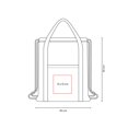 thumbnail image 2 of Bolsa-mochila de algodón reciclado con bolsa frontal-Vatt, 2 of 7