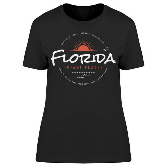 Florida: Miami Beach T-Shirt Women -Image by Shutterstock, Female 3X-Large