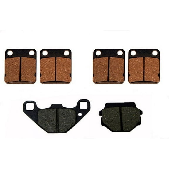 Front & Rear Brake Pads Semi-Metallic fits Suzuki 2003-2007 Vinson 500 4x4