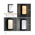 thumbnail image 3 of Lámparas De Pared Exterior Y interiores Lámpara Arbotante Exterior Modernas Decorativas Impermeable Lámparas para Jardín Sala Baño Con 3 Modos De Luz, Cálida,blanca,neutra, 3 of 5