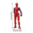 thumbnail image 4 of T13 3d Action Figure Set, Dummy Titan Lucky 13 Action Figure, Articulated T13 Desktop Decoration,accessories Best Birthday Festival Gift blue, 4 of 7