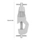 thumbnail image 4 of German Style Aluminum Alloy Cross Clip Clamp Laboratory Experiment Fixture, 4 of 4