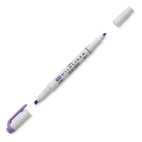 Zebra Mildliner Double Ended Creative Marker - Violet