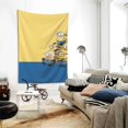 thumbnail image 2 of Tapiz de Minions, tapiz grande para colgar en la pared, para sala de estar, dormitorio, póster, fondo de decoración del hogar para niños, niñas y adultos, 228 x 152 cm, 2 of 8