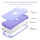 thumbnail image 2 of Funda de teléfono BENTOBEN para iPhone SE 2022/2020 3 en 1 violeta, 2 of 9