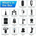 thumbnail image 4 of Acuvar 64GB FHD 1080P Mini Body Camera, Wearable Thumb-Size Action Cam, Hands-Free Body Worn Recorder for Work, Travel & Pet Walking (Black), 4 of 13