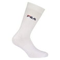 thumbnail image 2 of FILA Calcetines unisex, pack de 6 - calcetines, street, lifesyle, sport (2x 3 pares) Blanco 43-46, 2 of 3