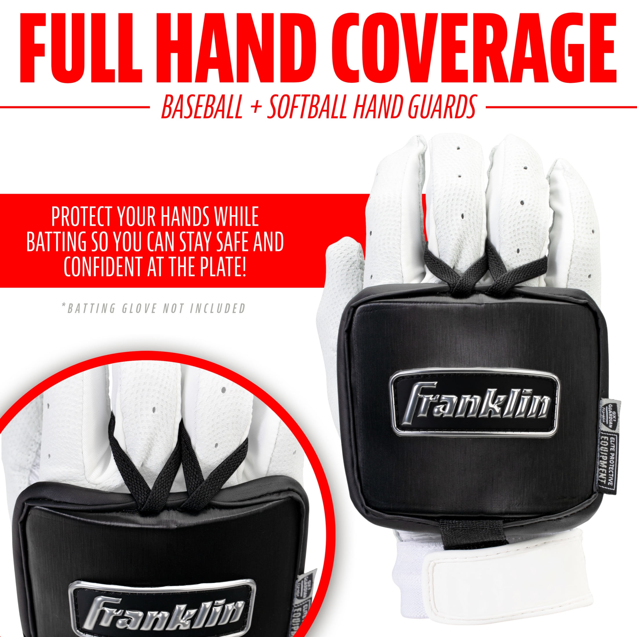 Guanto Da Baseball Franklin Sports Field Master - Pelle Sintetica, Facile Da Rompere, Per Baseball E Softball - Foto 3