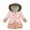 Pink, variant on Odeerbi Baby Boys Girls Coats Outerwear Jackets Toddler Autumn Winter Fleece Hooded Printed Hooded Jacket 2025 Casual Zip Jacket
