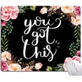 thumbnail image 1 of Mouse Pad, Premium-Textured Mouse Mat, Non-Slip Rubber Base Mousepad for Laptop, Computer & PC,9.5×7.9 in,Inspirational Quote You Got This, 1 of 5