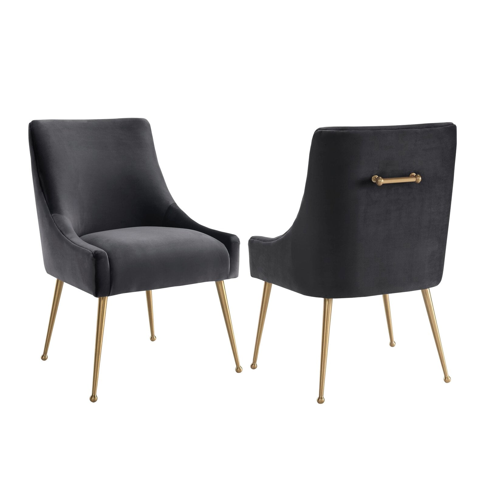 Dusek velvet sale upholstered side chair