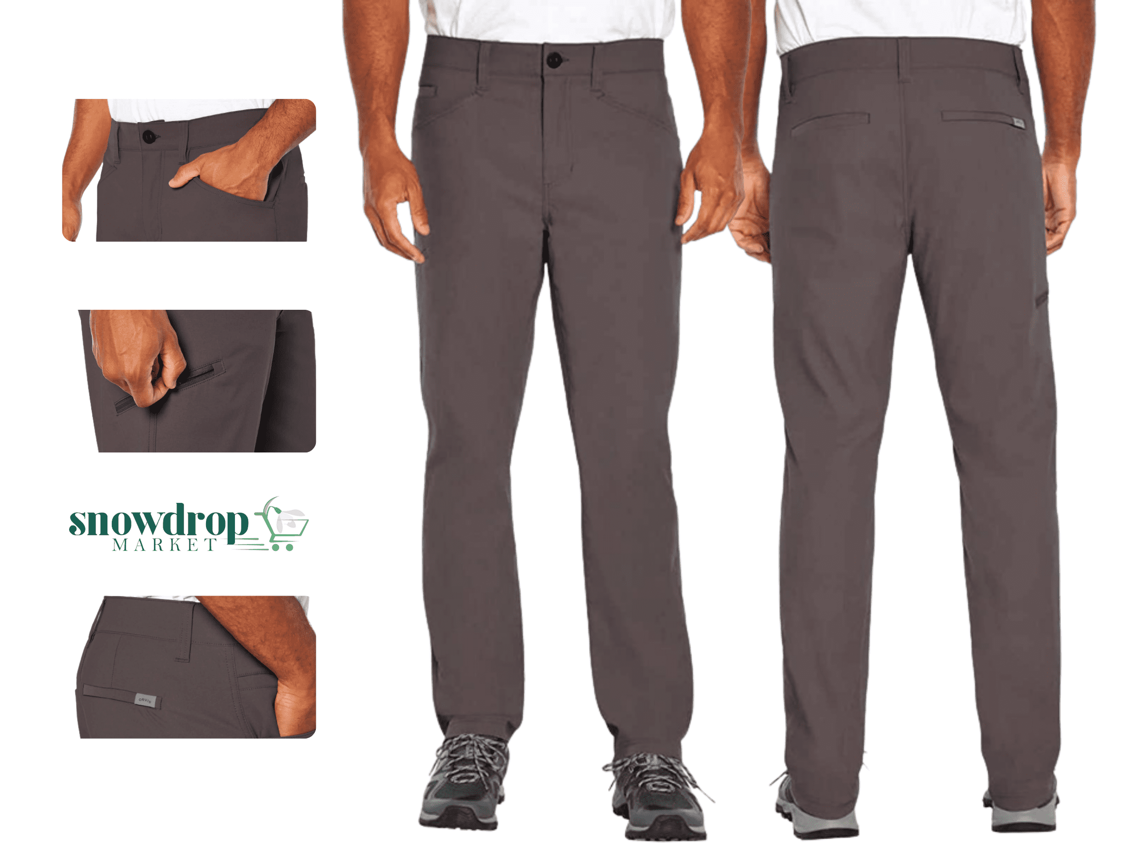 Orvis Mens Classic Collection Lightweight 5 Pocket Trek Pant