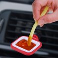 thumbnail image 4 of Juego de clips para salsa, 2 piezas, soporte para salsa para coche, mini vasos para salsa de tomate, soporte para salsa para coche, salida de alta intensidad, 4 of 7