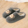 thumbnail image 6 of Aueoeo Memory Foam Slippers for Women, Women's Cute Fuzzy Slippers Warm Winter Slippers Soft Fleece Plush House Slippers for Indoor Outdoor, 6 of 7