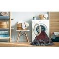 thumbnail image 2 of Ahgly Company Machine Washable Indoor Rectangle Abstract Purple Area Rugs, 5' x 8', 2 of 7