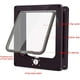 thumbnail image 5 of Puerta para Gatos, Puerta para Gatos Impermeable con Cerradura Giratoria de 4 Vías para Gatos, Perros Pequeños, Fácil de Instalar y Usar, Versión XL Mejorada, Negra, 5 of 5