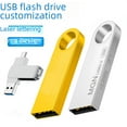 thumbnail image 2 of Letras de disco en U, 32g, metal para coche, 64g, sistema de alta velocidad, gran capacidad, teléfono móvil, ordenador, USB de doble propósito, 128g, 2 of 6