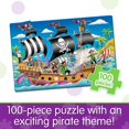 thumbnail image 4 of The Learning Journey International 113851 Casse-Tête Double - Phosphorescent - Bateau Pirate, 4 of 4