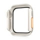 thumbnail image 2 of Caja De Reloj Estuche Para Reloj Con Protector De Marco De Vidrio Para Pantalla Para Apple Watch (Blanco 45 Mm), 2 of 5