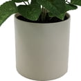 thumbnail image 6 of Mainstays Indoor 15 in Artificial Polyester Sunflower in Plastic White Pot, Yellow Color., 6 of 9