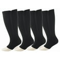 thumbnail image 4 of Open Toe Compression Socks Women & Men: Plus Size Compression Socks for Women Wide Calf 15-20mmHg, Zipper - Toeless Compression Socks Wide Calf Plus Size Support Socks, 4 of 5