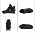 thumbnail image 6 of Modisza Platform Wedge Shoes for Women Lace Up Trendy Work Sneakers 2026 Ladies Outdoor Non Slip Walking Casual Shoe Black Size 5.5, 6 of 8