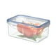 thumbnail image 4 of Xihbxyly Juego de Recipientes Herméticos de Plástico Transparente, Apilables para Organizar La Despensa, con Tapa Que Mantiene La Frescura, Multiusos para La Cocina, Ahorra Espacio (4 Piezas), 4 of 7