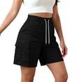 thumbnail image 3 of Zedker Cargo Shorts Women Athletic Shorts Boys School Uniform Causal Active Summer Clothes with Pockets Size S-XXL, 3 of 8