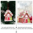 thumbnail image 3 of PTOOTP  1PC Tiny House Shaped Resin Hanging Decor Multicolor Festive Embellishment All Ages, 3 of 8