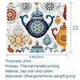 thumbnail image 5 of Arabic Teapot Square Desk Mat Mousepad, 8.3x9.8 Inch Non-Slip Rubber Bottom, Printed Gaming Mousepad for Office and Gaming, 5 of 6