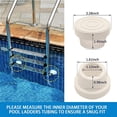 thumbnail image 3 of Tool Series Inside Pool Ladder For Inground Pool Pool Ladder Rubber End Plugs Fit 1.9" Standard Swimming Pool Ladder Tubing Bumper Caps For Inground Pool Ladder Step End Caps, 3 of 8