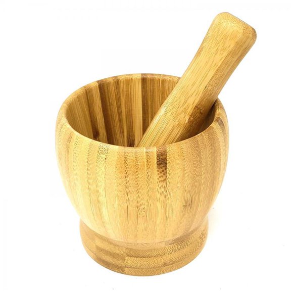 Wooden Mortar Pestle