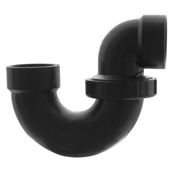 LaSalle Bristol 633210E - Plastic Black P-Trap Drain with Double Union