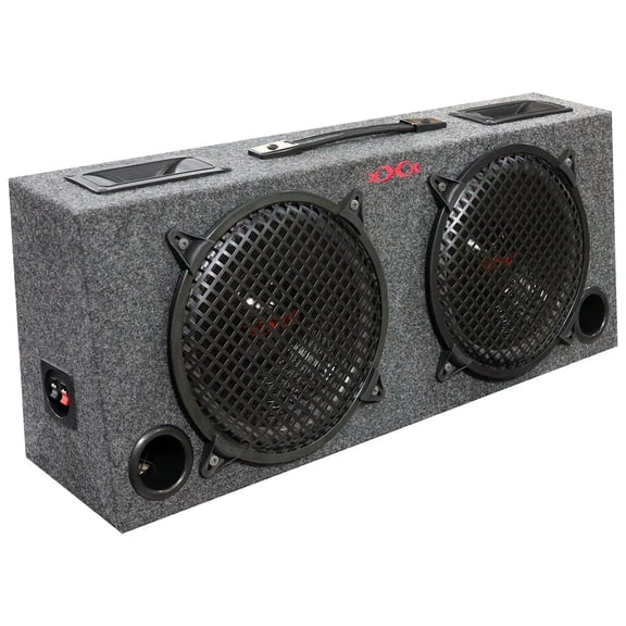XXX KIC100 Audio Dual 10″ Subwoofer Enclosure, 300W Max
