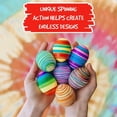 thumbnail image 2 of The Eggmazing Egg Decorator Easter Egg Decorator Kit - Arts and Crafts Set - Includes Egg Decorating Spinner and 8 Colorful Quick Drying Non Toxic Markers (Purple), 2 of 8