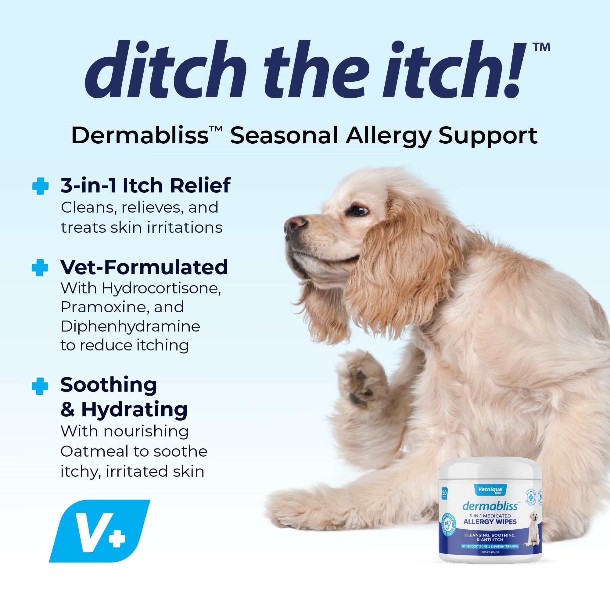 Vet Recommended Dermabliss Dog Allergy Relief Bundle Chews Shampoo Spray Wipes Omega Treats for Immunity and Itch Relief Walmart