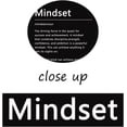 thumbnail image 4 of AatoeaX Mindset Noun Motivational Canvas Wall Art Picture Inspirational Posters Inspiring Entrepreneur Quotes Print Artwork Office Decor Home Gym Ready to Hang ,12"x12",Black Frame, 4 of 5