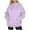 Purple, variant on Women's Oversized Hoodies,Womens Solid Color Long Sleeve Fleece Pullover Hoody with Large Kangaroo Pocket,Fall Winter Warm Hooded Sweatshirt Tops Outdoor Sweaters Comfort Sweatshirtss Size S-XXL