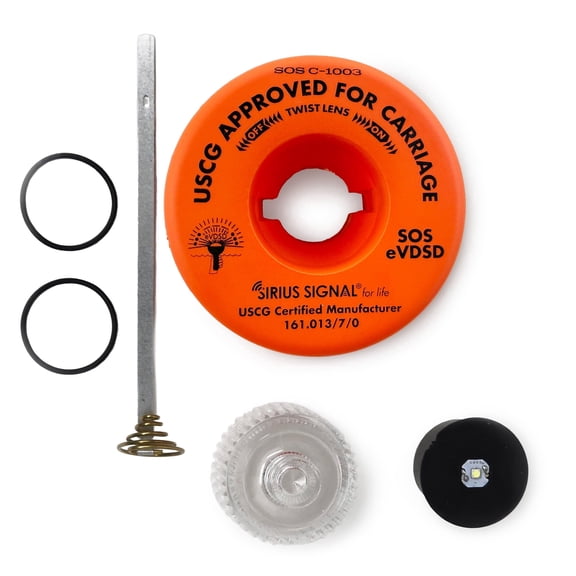 Sirius Signal Service Kit for the C-1003 SOS Electronic Distress Signal